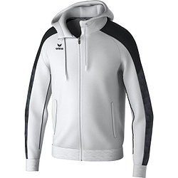 Erima Evo Star Trainingsjacke Mit Kapuze Herren - Weiß / Schwarz