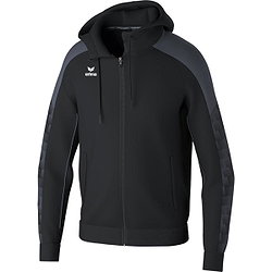 Erima Evo Star Trainingsjacke Mit Kapuze Kinder - Schwarz / Slate Grey