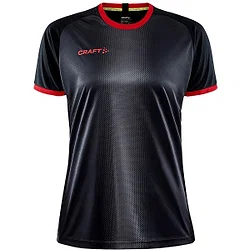 Craft Progress 2.0 Progress 2.0 Graphic Shirt Korte Mouw Dames - Zwart / Bright Red