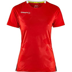 Craft Premier Solid Maillot Manches Courtes Femmes - Rouge
