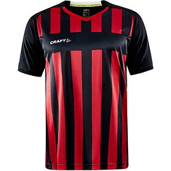 Craft Progress 2.0 Stripe Trikot Kurzarm Herren - Schwarz / Rot