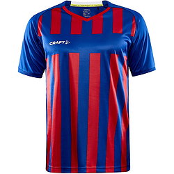 Craft Progress 2.0 Stripe Maillot Manches Courtes Hommes - Royal / Rouge