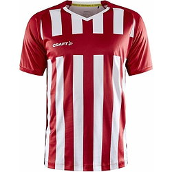 Craft Progress 2.0 Stripe Trikot Kurzarm Herren - Rot / Weiß
