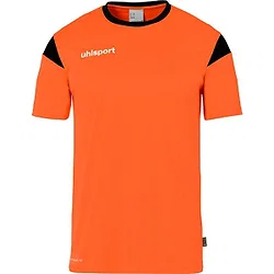 Uhlsport Squad 27 Shirt Korte Mouw Heren - Fluo Oranje / Zwart