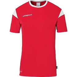 Uhlsport Squad 27 Maillot Manches Courtes Enfants - Rouge / Blanc