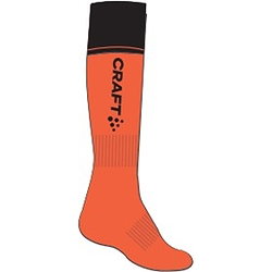Craft Progress 2.0 Contrast Voetbalkousen - Oranje / Zwart
