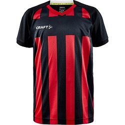 Craft Progress 2.0 Stripe Trikot Kurzarm Kinder - Schwarz / Rot