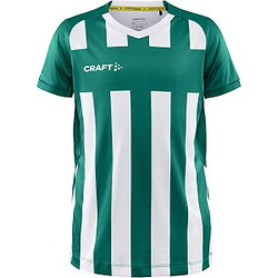 Craft Progress 2.0 Stripe Maillot Manches Courtes Enfants - Vert / Blanc
