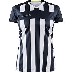 Craft Progress 2.0 Stripe Trikot Kurzarm Damen - Schwarz / Weiß