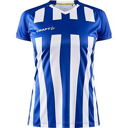 Craft Progress 2.0 Stripe Shirt Korte Mouw Dames - Royal / Wit