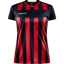 Craft Progress 2.0 Stripe Maillot Manches Courtes Femmes - Noir / Rouge