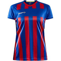 Craft Progress 2.0 Stripe Maillot Manches Courtes Femmes - Royal / Rouge