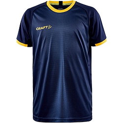 Craft Progress 2.0 Graphic Shirt Korte Mouw Kinderen - Marine / Geel