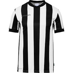 Uhlsport Stripe 2.0 Shirt Korte Mouw Heren - Zwart / Wit