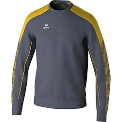Erima Evo Star Sweatshirt Kinder - Slate Grey / Gelb
