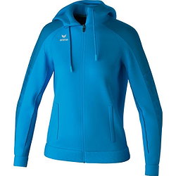 Erima Evo Star Trainingsjacke Mit Kapuze Damen - Hellblau / Mykonos