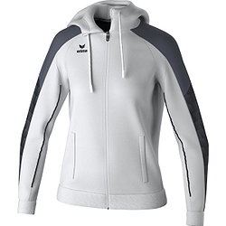Erima Evo Star Trainingsjack Met Capuchon Dames - Wit / Zwart