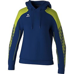 Erima Evo Star Kapuzensweat Damen - Marine / Gelb
