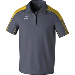 Erima Evo Star Polo Heren - Grijs / Geel