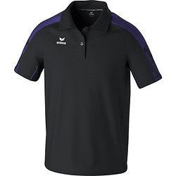 Erima Evo Star Polo Heren - Zwart / Violet