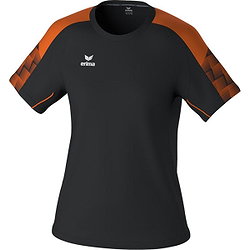 Erima Evo Star T-Shirt Damen - Schwarz / Orange
