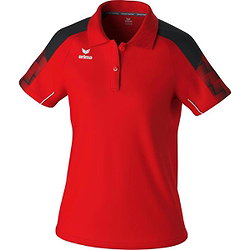 Erima Evo Star Polo Femmes - Rouge / Noir