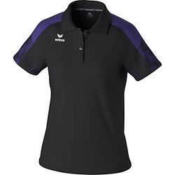 Erima Evo Star Polo Dames - Zwart / Violet