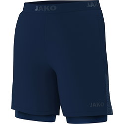 Jako Power Short 2-En-1 Hommes - Marine