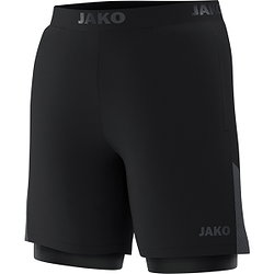 Jako Power 2-In-1 Short Damen - Schwarz