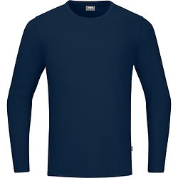 Jako Organic T-Shirt Met Lange Mouwen - Marine