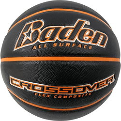 Baden Crossover (Size 7) Basketball Hommes - Noir / Orange