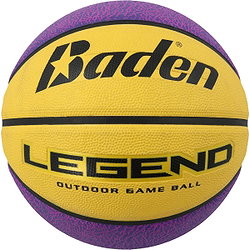 Baden Legend (Size 7) Basketball Hommes - Mauve / Jaune