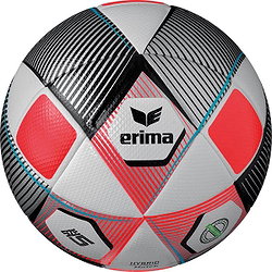 Erima Hybrid Match (Size 5) Wedstrijdbal - Zilver / Koraal