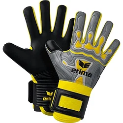Erima Flex-Ray Hardground Gants De Gardien Hommes - Gris / Jaune