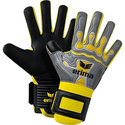 Erima Flex-Ray Hardground Gants De Gardien Enfants - Gris / Jaune