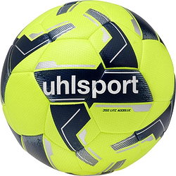 Uhlsport 350 Lite Addglue Ballon Light - Jaune Fluo / Marine / Argent