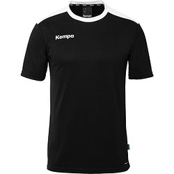 Kempa Emotion 27 Maillot Manches Courtes Hommes - Noir / Blanc