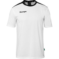Kempa Emotion 27 Maillot Manches Courtes Hommes - Blanc / Noir