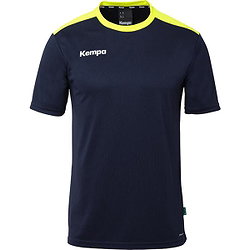 Kempa Emotion 27 Shirt Korte Mouw Heren - Marine / Fluogeel