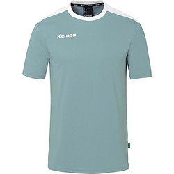 Kempa Emotion 27 Shirt Korte Mouw Heren - Aqua / Wit