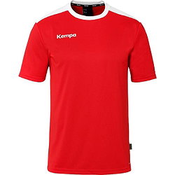 Kempa Emotion 27 Maillot Manches Courtes Enfants - Rouge / Blanc