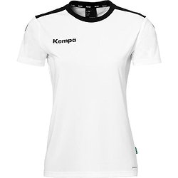 Kempa Trikot Kurzarm Damen - Weiß / Schwarz