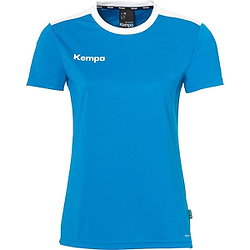 Kempa Shirt Korte Mouw Dames - Kempa Blauw / Wit