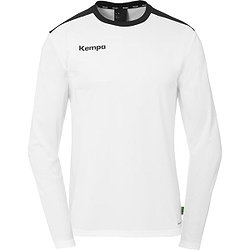 Kempa Emotion 27 Shirt Lange Mouw Heren - Wit / Zwart