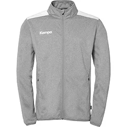 Kempa Emotion 27 Veste D'entraînement Polyester Hommes - Gris Foncé Mélange / Blanc