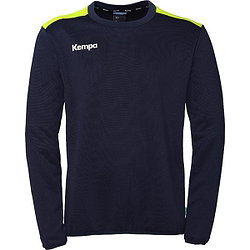 Kempa Emotion 27 Sweat Hommes - Marine / Jaune Fluo