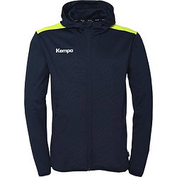 Kempa Emotion 27 Sweat À Capuche Enfants - Marine / Jaune Fluo