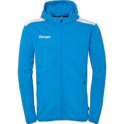 Kempa Emotion 27 Sweat À Capuche Enfants - Bleu Kempa / Blanc