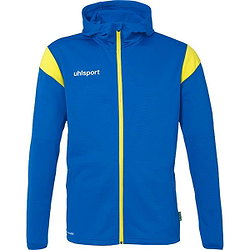 Uhlsport Squad 27 Hoodie Heren - Azuurblauw / Limoen