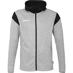 Uhlsport Squad 27 Hoodie Heren - Donkergrijs Gemeleerd / Zwart